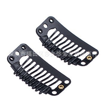 3.3cm nine teeth wig hair hair card BB clip metal paint DIY head jewelry drop grease U type