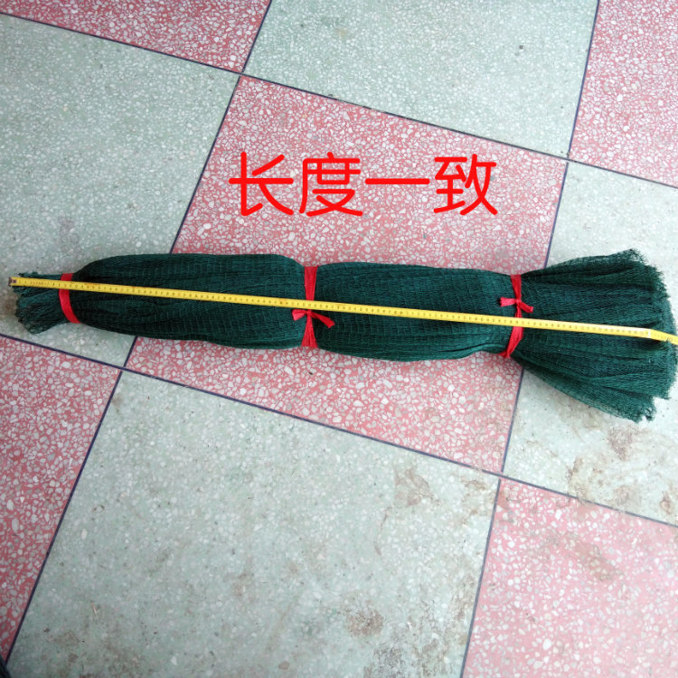 Woven shrimp net glue silk thread pure hand-connected four-strand shrimp net fishing net fish bag fish protection wholesale