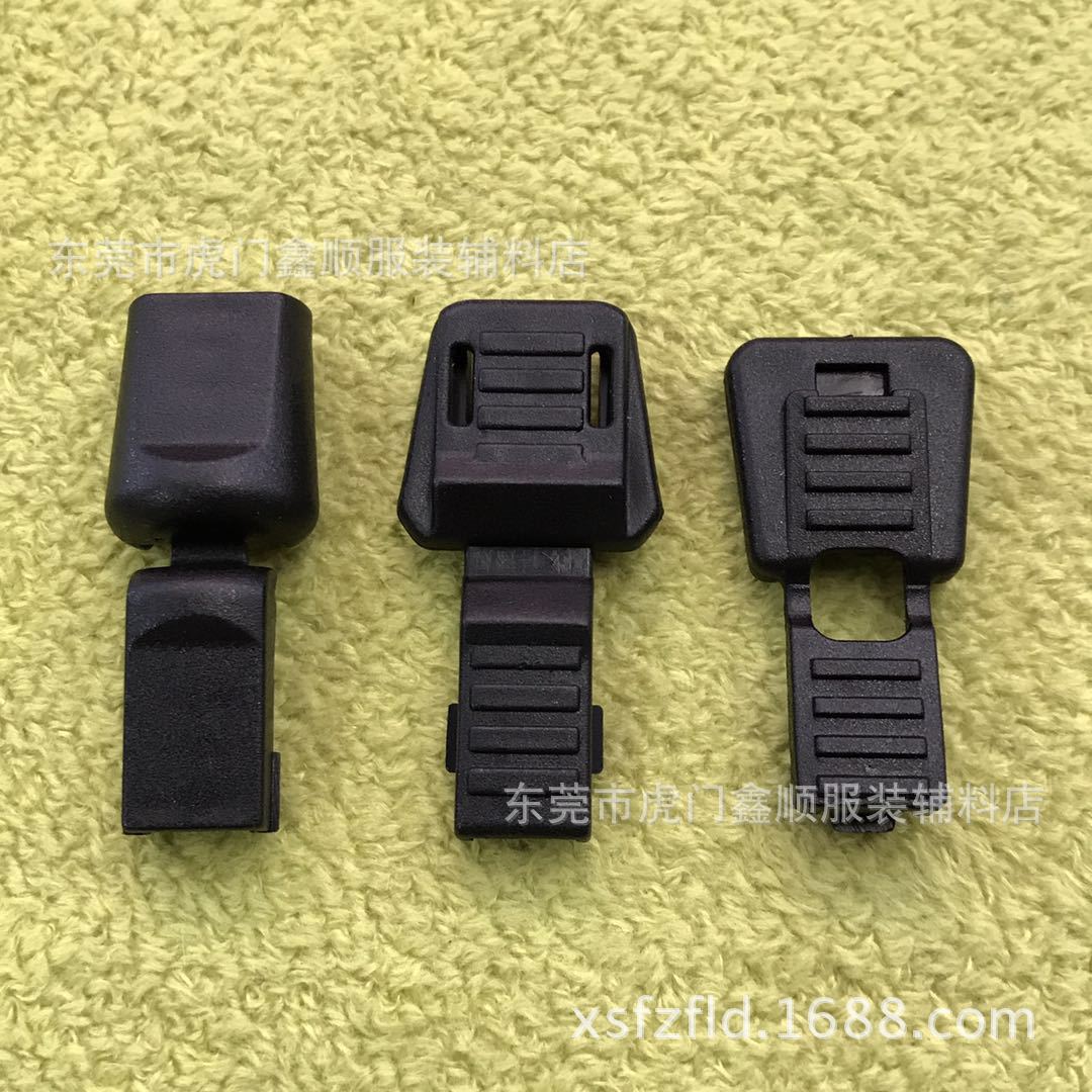 Factory spot high quality plastic clip plastic pull tail rope clip webbing closure buckle bag buckle pressure buckle
