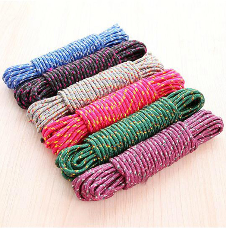 Thickened Drying Rope Nylon Non-Slip Windproof Clothesline Outdoor Drying Rope 10m Opp Bags