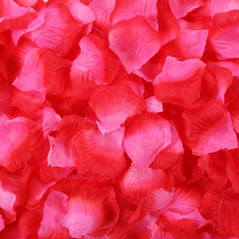 Non-woven 1kg wedding supplies simulation rose petals wedding room decoration