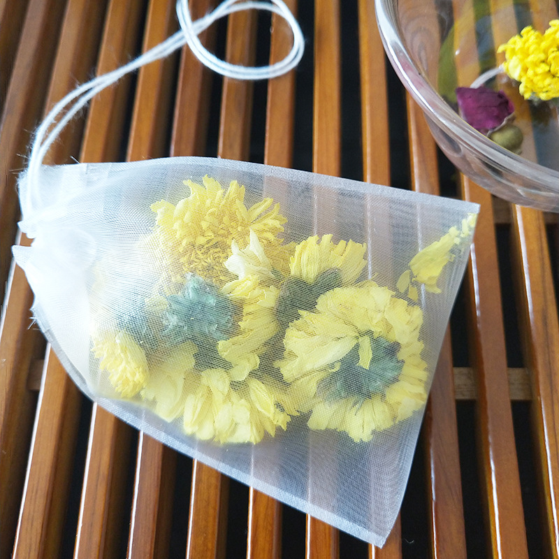 5 * 6cm one-piece delivery nylon drawstring tea bag tea bag specifications can be customized Chinese medicine residue filter bag wholesale