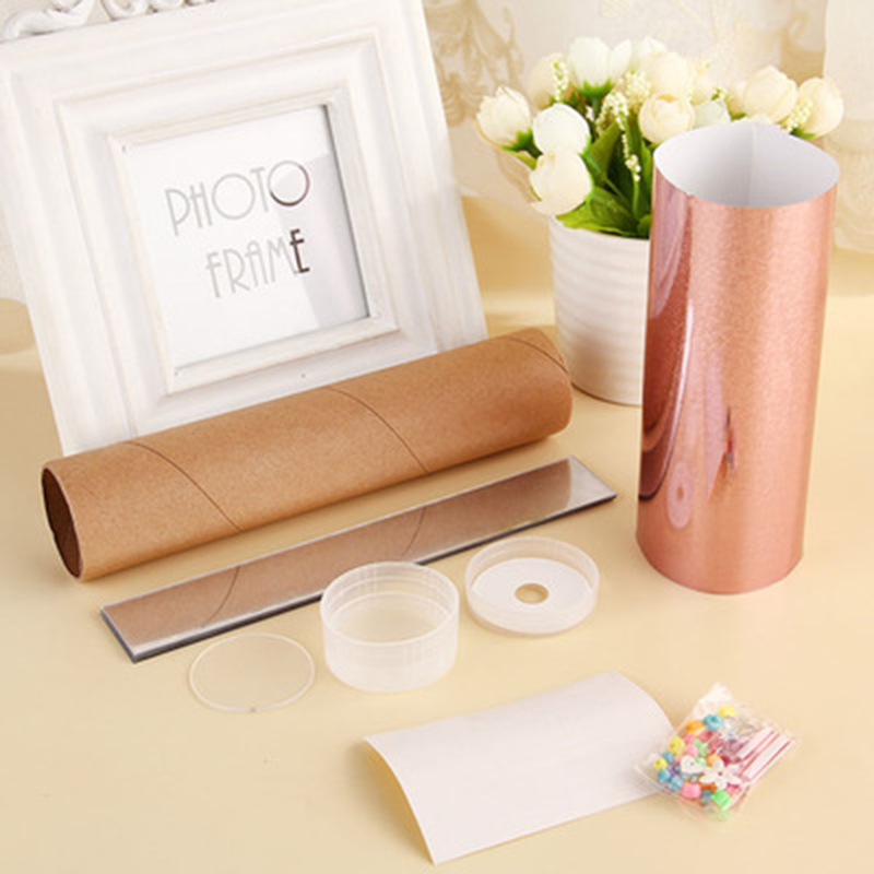 Children's educational nostalgic colorful toys handmade diy scientific small production paper material package magic Kaleidoscope