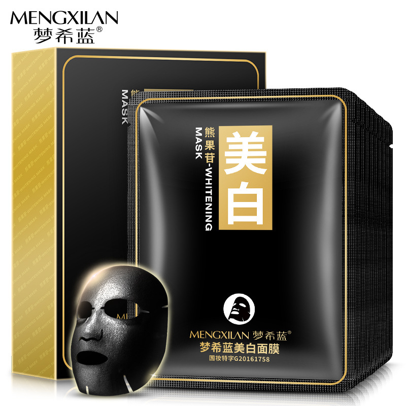 Маска для мужчин Mengxilan черная увлажняющая осветляющая для выравнивания тона кожи с мелкими порами косметические средства оптом