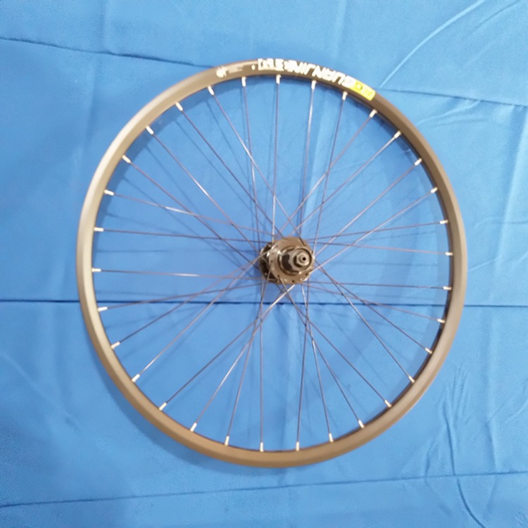 Mountain bike 26-inch wheel set double-layer aluminum alloy wheel set card-type Anteng aluminum bearing hub wheel set