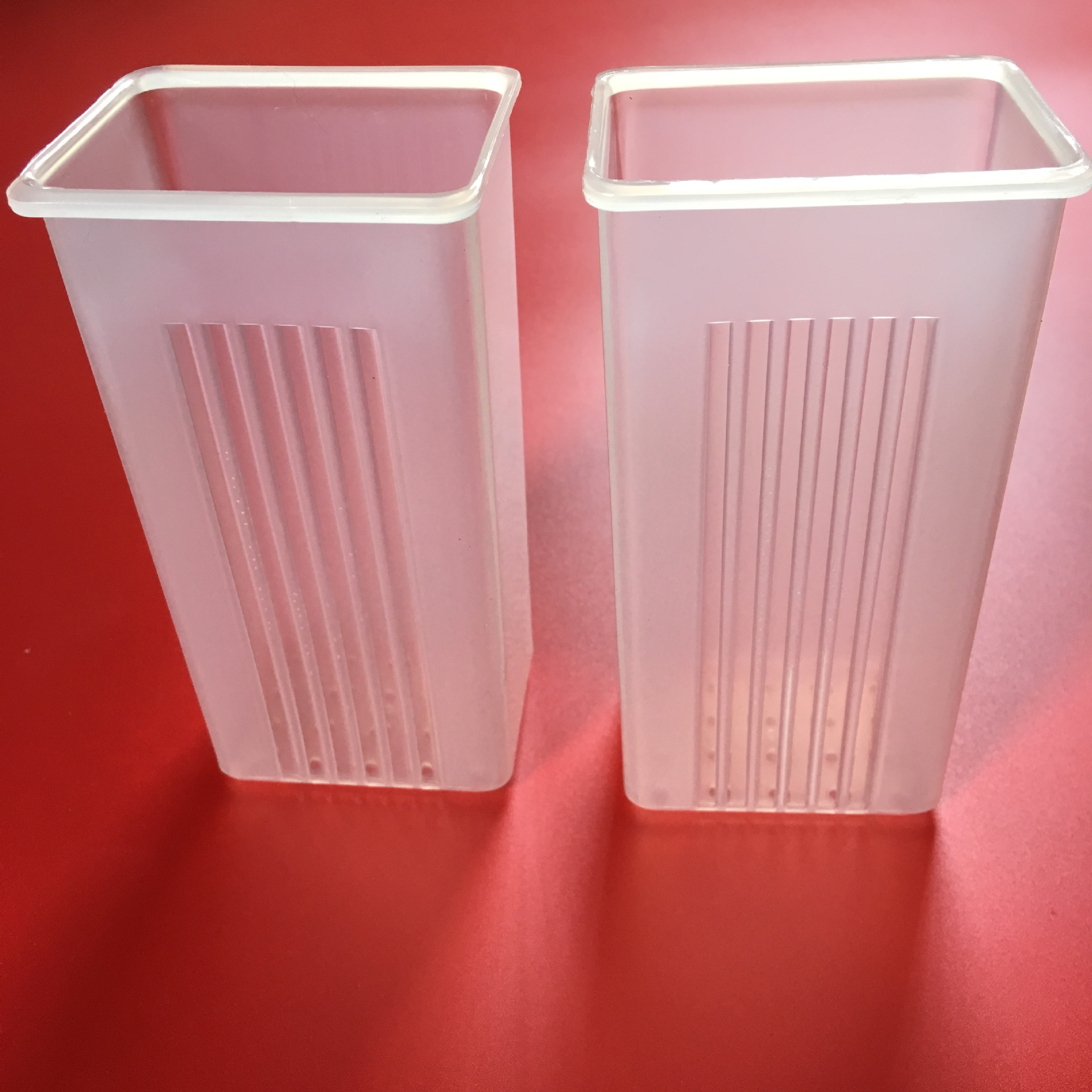 Environmental protection and durable kitchen supplies with rectangular knife frame square plastic chopsticks drum water Cup