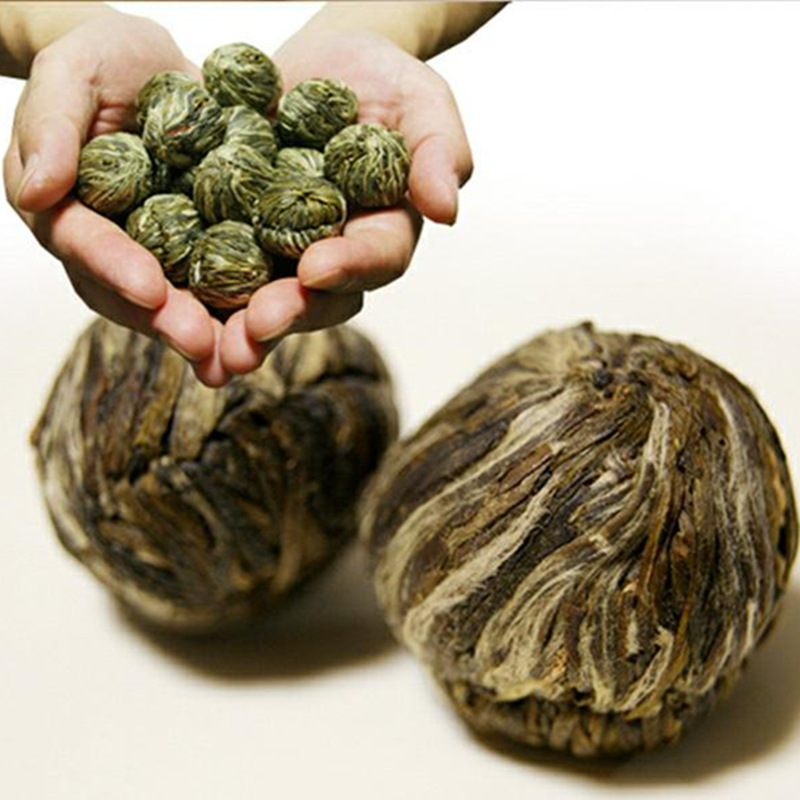 Online celebrity water blooming tea craft flower tea ball mixed handmade craft Tea Jasmine tea ball green tea wholesale