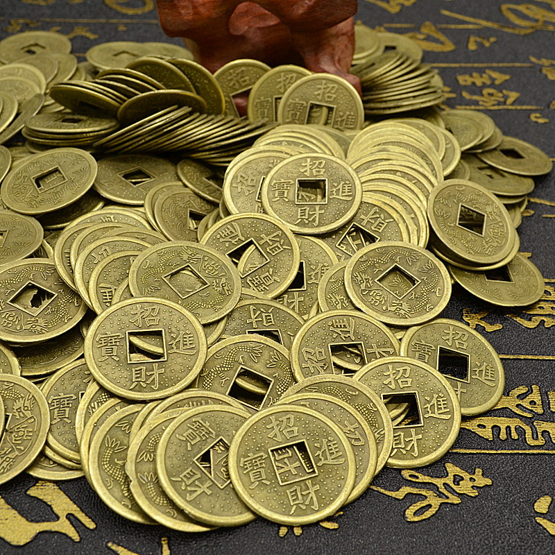 Copper coins 2.4cm pure copper five emperors six emperors ten emperors Qian Qing dynasty copper coins 4.3 antique coins bulk wholesale