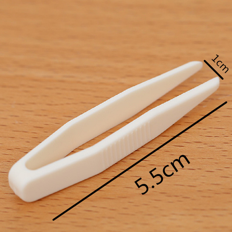 Double Eyelid Sticker Auxiliary Tool Tweezers Y Fork Double Eyelid Auxiliary Fork White Plastic PP Non-slip Mask Clip