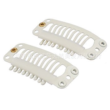 3.3cm nine teeth wig hair hair card BB clip metal paint DIY head jewelry drop grease U type