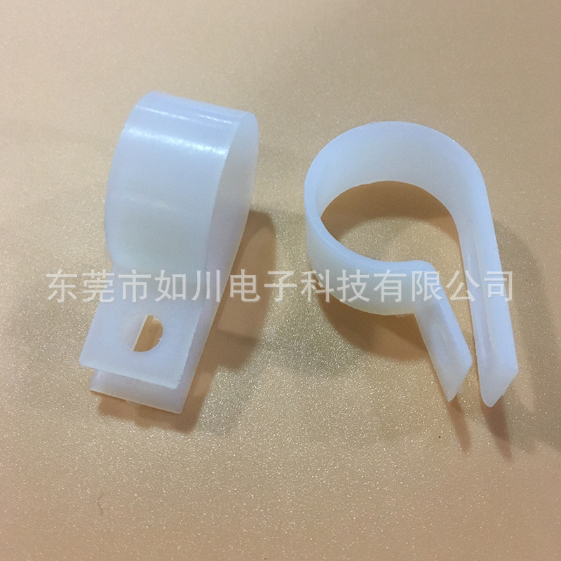 Factory Direct Sales Wiring Fixed Button Nylon Plastic Wire Clamp Plastic Power Cord Clamp Buckle Crimping Specifications