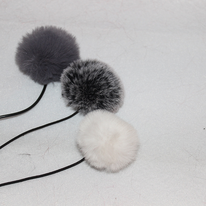 Outdoor Live Interview Phone Set Bee Collar Clip Microphone Microphone Windproof Cover Windproof Sweater Mao Mao Set