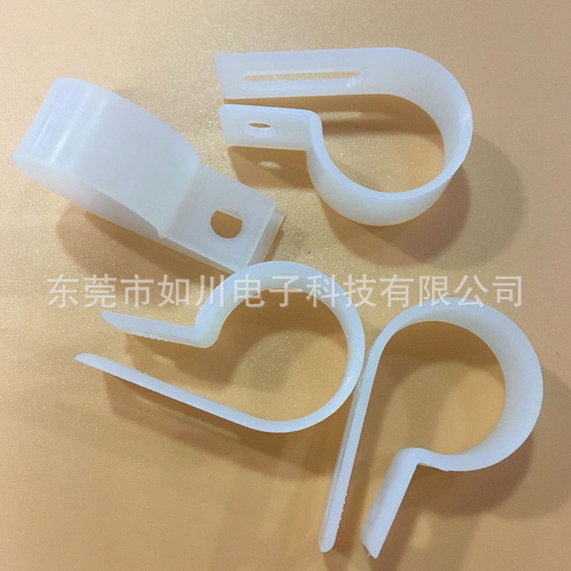 Factory Direct Sales Wiring Fixed Button Nylon Plastic Wire Clamp Plastic Power Cord Clamp Buckle Crimping Specifications