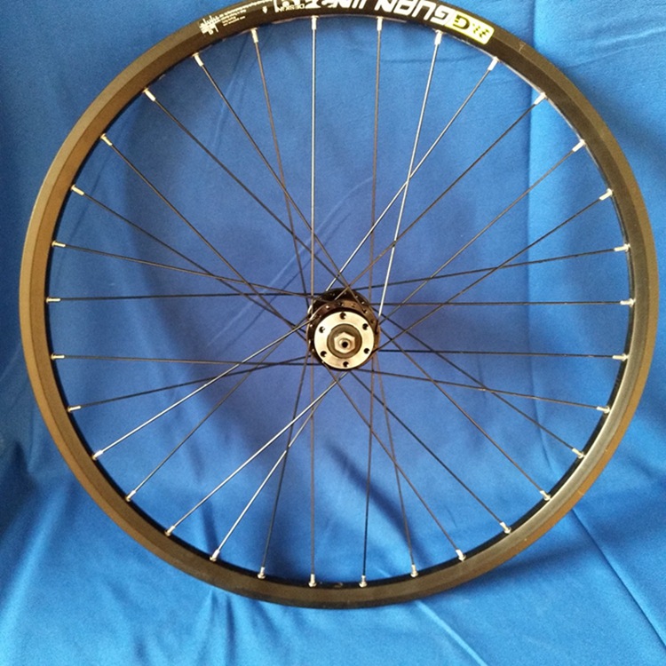 Mountain bike 26-inch wheel set double-layer aluminum alloy wheel set card-type Anteng aluminum bearing hub wheel set