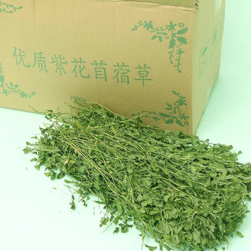 2025 Dried Alfalfa Chinchilla Guinea Pig Rabbit Pet Food Feed 1Kg/Alfalfa for Young Rabbits