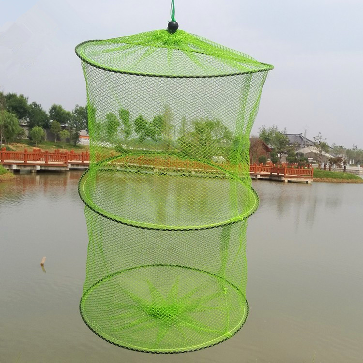 Оптовая сетка для защиты мелкой рыбы, складная простая сетка для креветок, рыболовная клетка, рыболовная сеть, рыболовные принадлежности