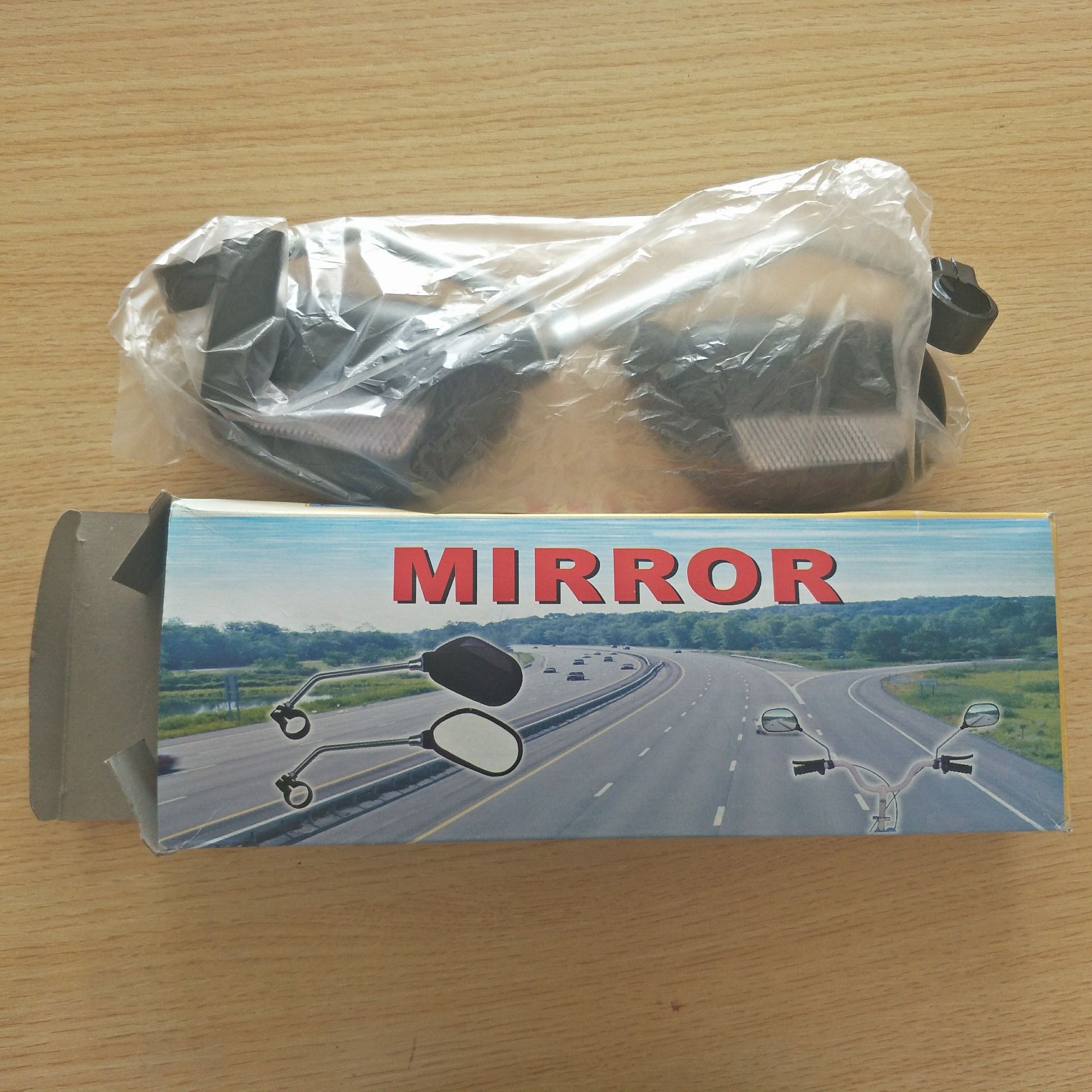 Bicycle reflector rearview mirror motorcycle rearview mirror/boxed rearview mirror reflective mountain bike accessories