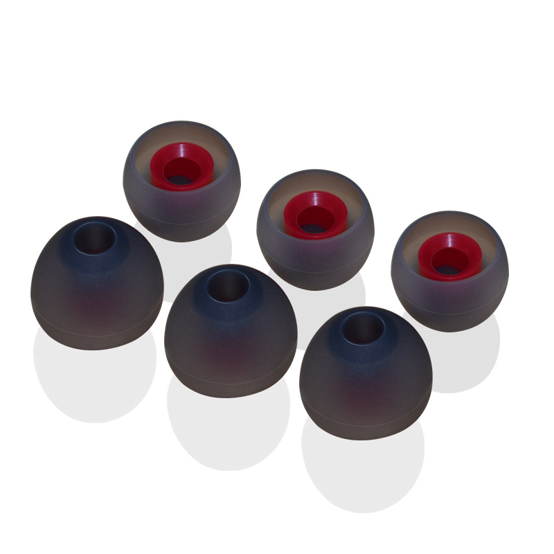 Two-Color Bullet Earphones Silicone Caps Universal Mobile Phone Soft Cap Earplugs Bluetooth Headset Earphones Accessories