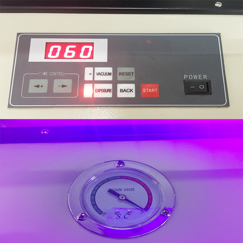 Factory direct multi-function digital display small portable UV printer LED exposure machine