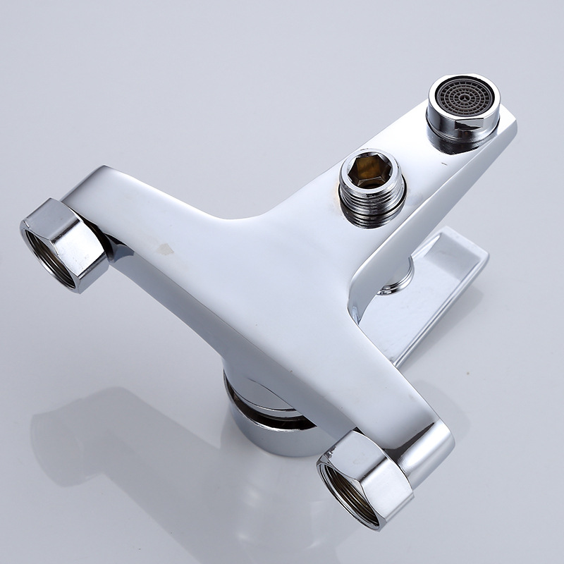 Wholesale All-Copper Ielts Triple Shower Faucet Concealed Mixing Valve Bathtub Hot and Cold Shower In-Wall Faucet