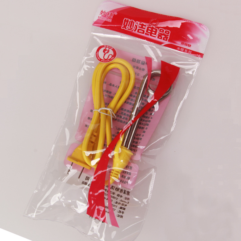 Miaojie Travel Hot and Fast Stainless Steel Hot and Fast Us Standard 600W Dormitory Student Water Boiler Cup Electric Heating Rod