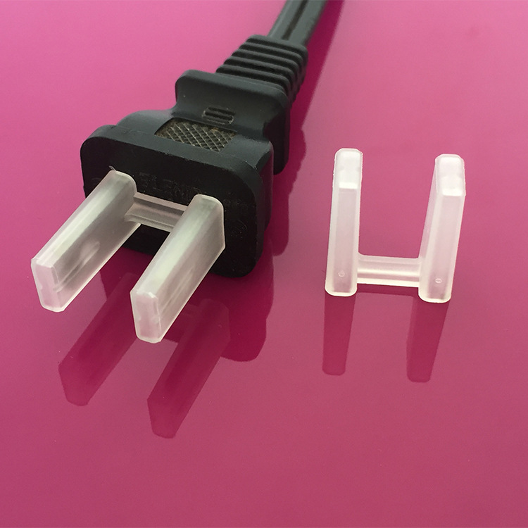National Standard Two-Pin Plug Protective Cover American Two-Pin Plug Dust Cover Dust Cover Power Cord Plug Two-Pin Sheath