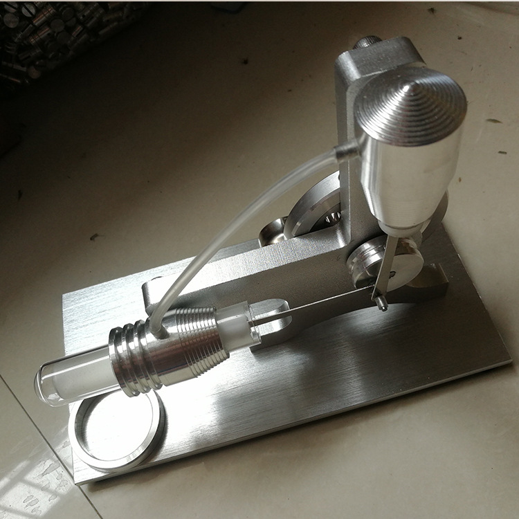 L-type stirling engine external gas turbine micro generator birthday gift engine model engine mini