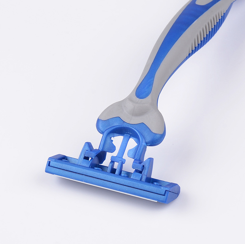 MAX Factory men's three-layer rotating cutter head stainless steel disposable manual Shaver manual razor