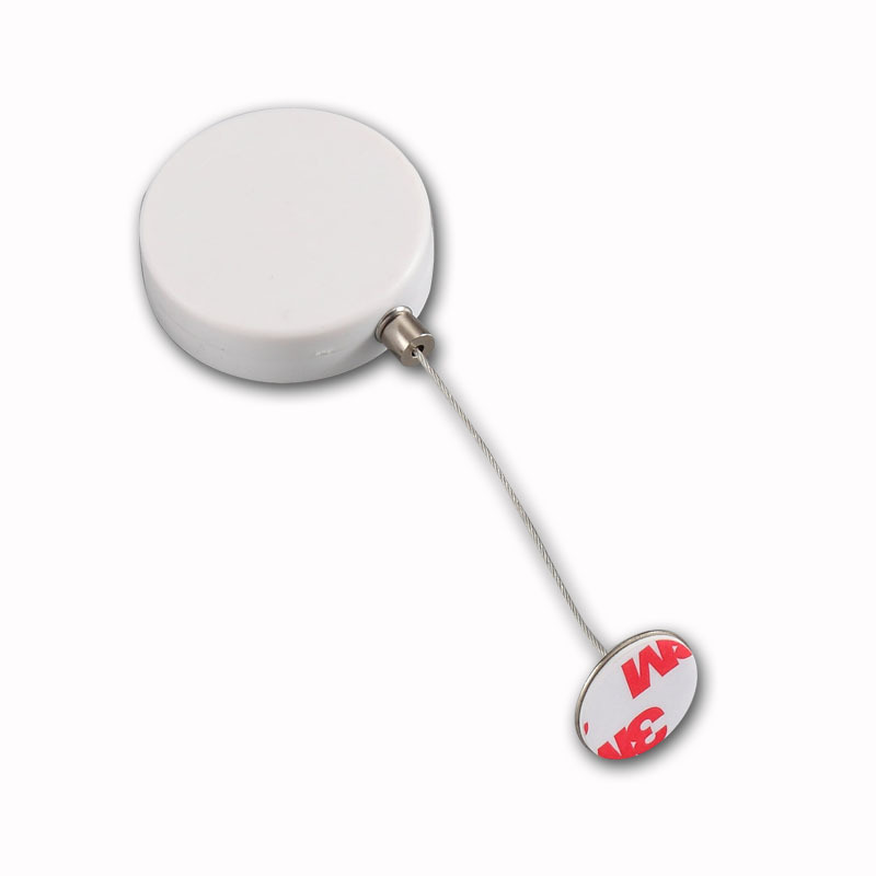 Source Factory Wholesale Round Display Anti-Theft Cord Pull Box Mobile Phone Anti-Theft Chain Automatic Retractable Cable Reel