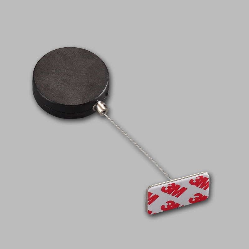 Source Factory Wholesale Round Display Anti-Theft Cord Pull Box Mobile Phone Anti-Theft Chain Automatic Retractable Cable Reel