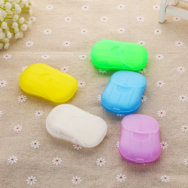 Disposable Soap Tablets Outdoor Hand Soap Herbal Extract Fresh Fragrance Travel Cleaning Fragrance Paper Soap