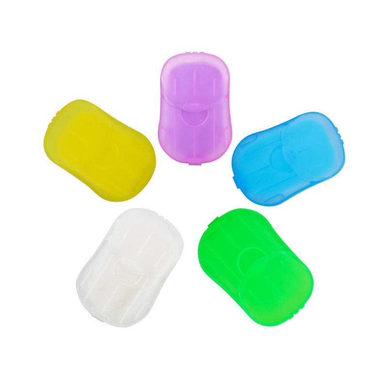 Disposable Soap Tablets Outdoor Hand Soap Herbal Extract Fresh Fragrance Travel Cleaning Fragrance Paper Soap