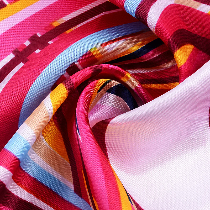 2020 new spring/summer autumn scarf women's artificial silk all-match professional small square scarf wholesale with bag all-match small scarf