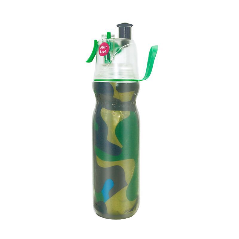 Multi-functional spray water Cup outdoor sports water bottle summer gift plastic cup student portable cup straw water Cup