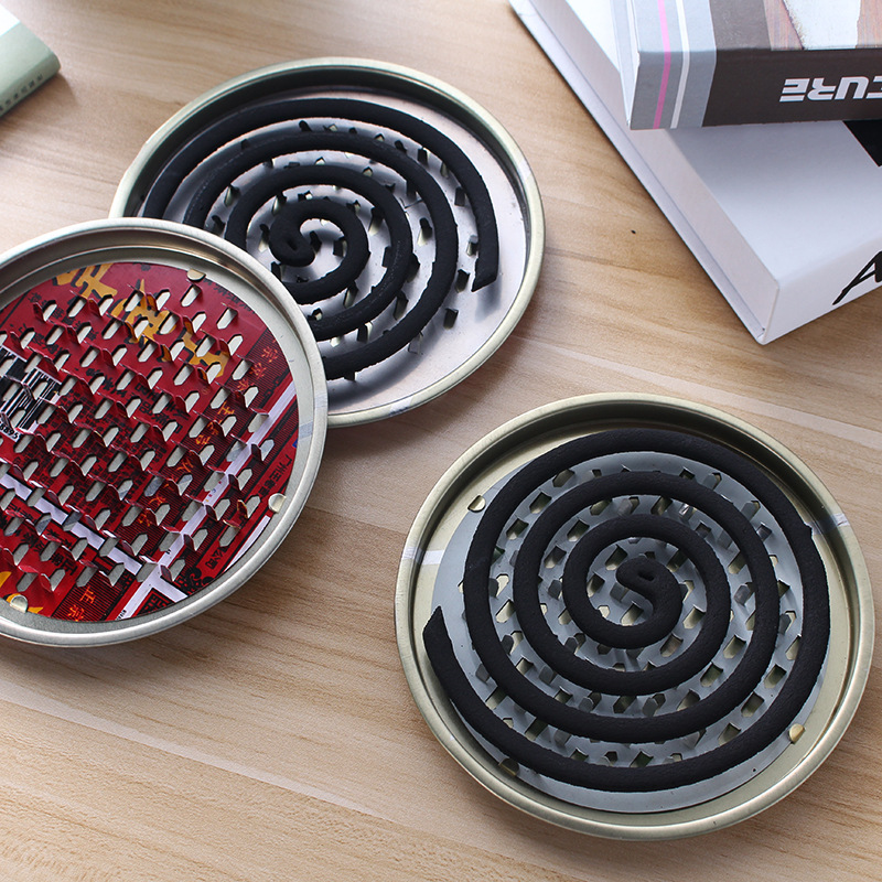 Mosquito-Repellent Incense Rack with Cover, Mosquito-Repellent Incense Tray, Ash Tray, Portable Serrated Mosquito-Repellent Incense Tray with Cover, Mosquito-Repellent Incense Box with Ash Tray Wholesale