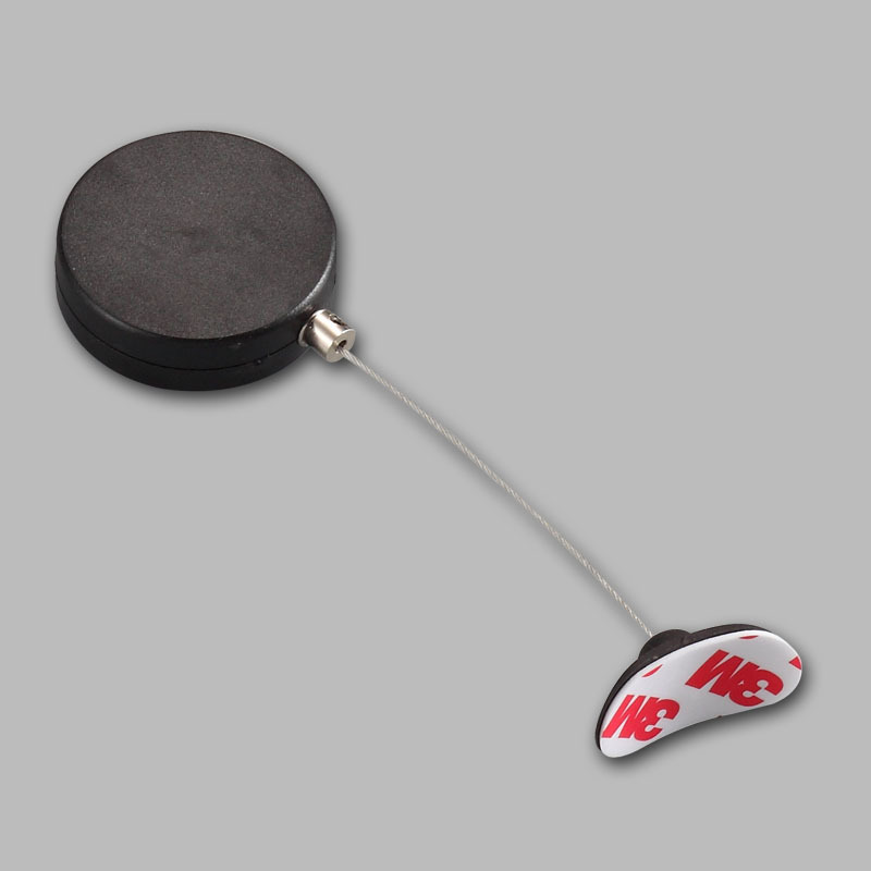 Source Factory Wholesale Round Display Anti-Theft Cord Pull Box Mobile Phone Anti-Theft Chain Automatic Retractable Cable Reel