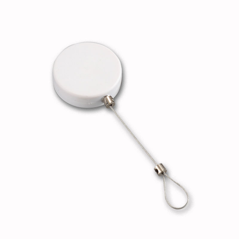 Source Factory Wholesale Round Display Anti-Theft Cord Pull Box Mobile Phone Anti-Theft Chain Automatic Retractable Cable Reel