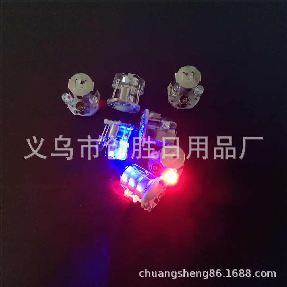 LED vibration Luminous Lamp core vibration flash movement red and blue luminous lamp flash movement luminous electronic accessories