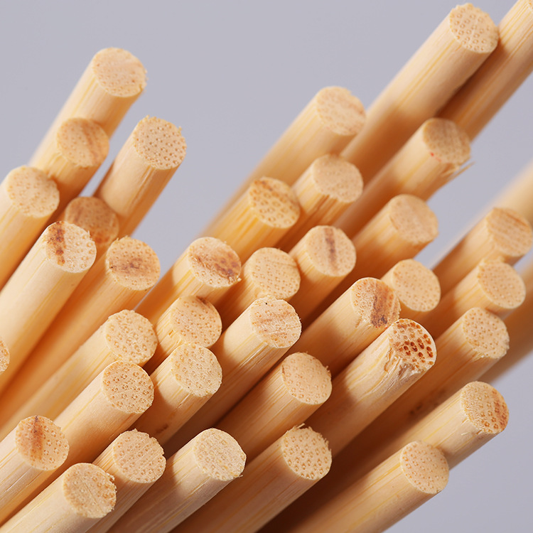 Bamboo Sticks 5mm Shadow Puppet Control Rod Material Bamboo Skewers DIY Assembly Flagpole Insert Support Rod Round Stick Bamboo Craft Bamboo Joint Bamboo Material