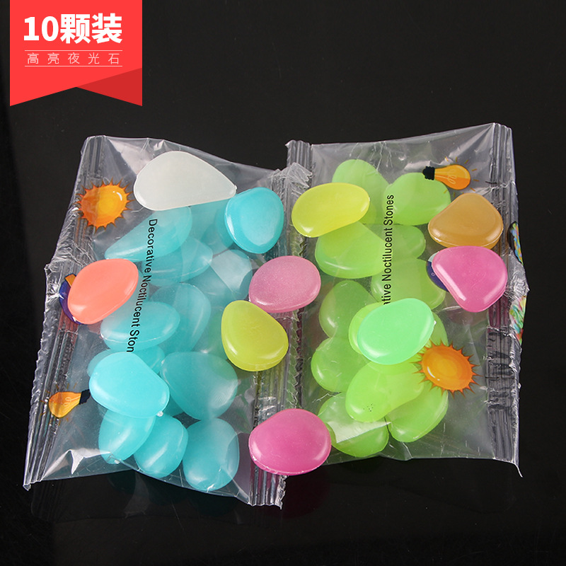 Светящийся камень, искусственный камень для сада, аквариума, светящийся цвет, флуоресцентный 10/пакет
