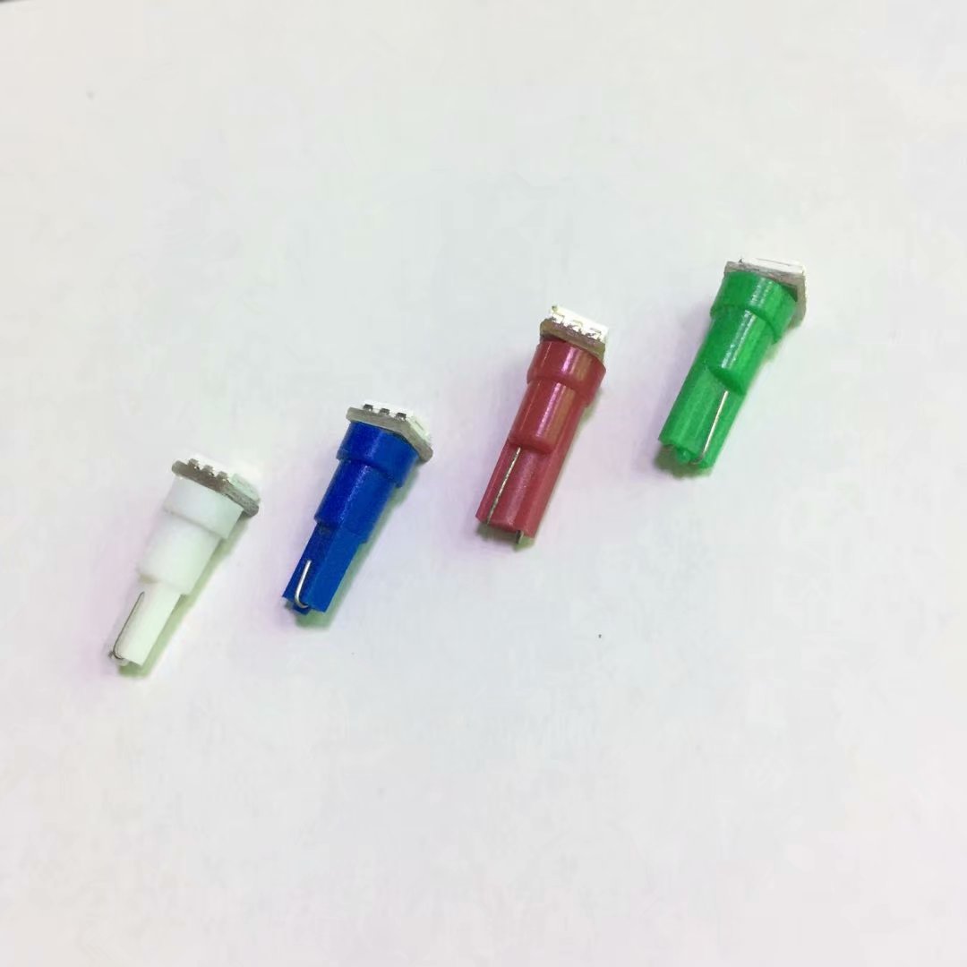 Car modified LED W5W 12V Instrument light indicator dashboard light T5 5050 1SMD