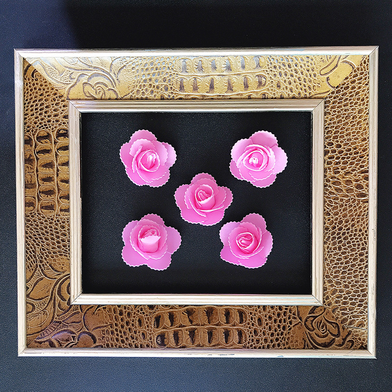 Factory Direct Sales pe Artificial Foam Flower DIY Bear Accessories Rose Head Wedding Immortal Flower Fake Garland Wholesale