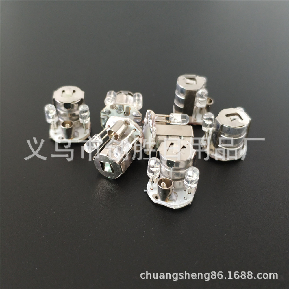 LED vibration Luminous Lamp core vibration flash movement red and blue luminous lamp flash movement luminous electronic accessories