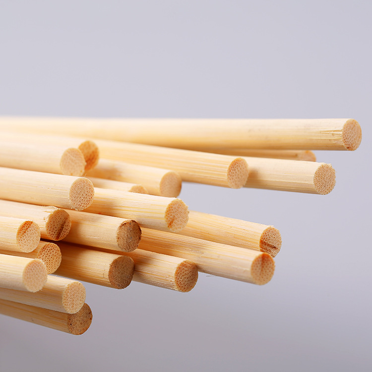 Lantern Handle 6mm Bamboo Stick DIY Lantern Material Bamboo Handle Children's Accessory Customizable Perforated Bamboo Rod Bamboo Material