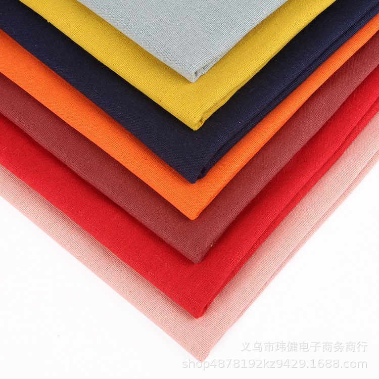 Factory Direct Sales Linen Pieces Embroidered Cotton Linen DIY Handicraft Fabric Ethnic Style Linen Wholesale