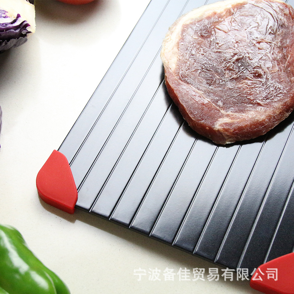 2025 Household Amazon Defrost Personalized Aluminum Thawing Plate Steak Frozen Food Meat Quick Thawing Plate