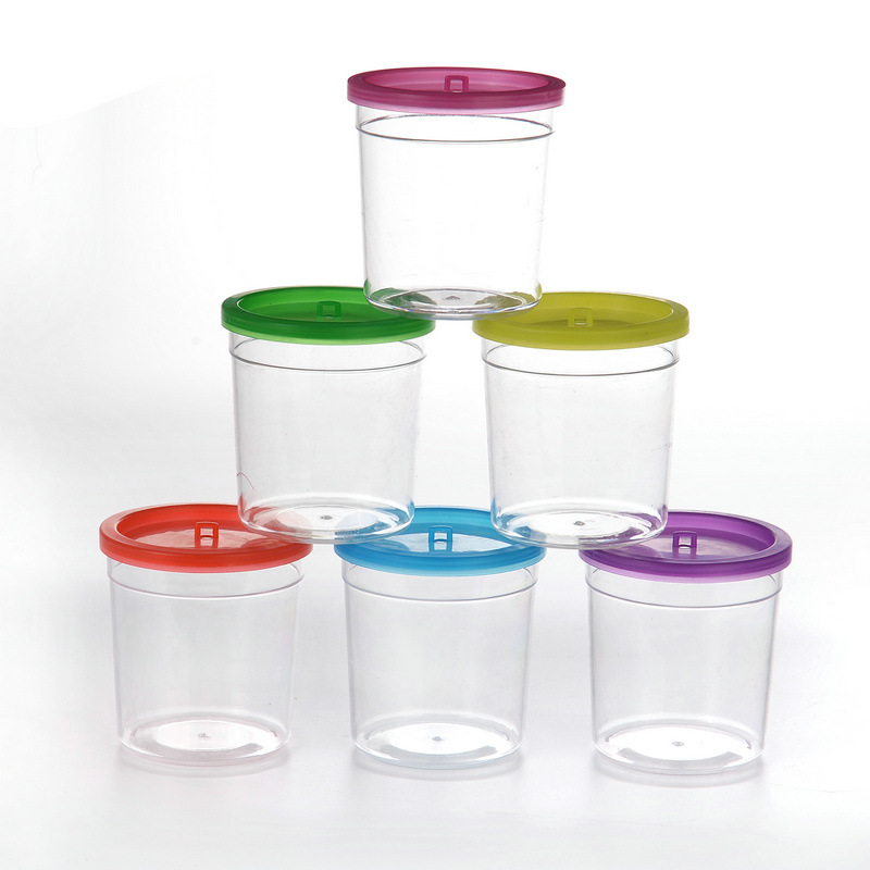 Mini hand-held padded Betta Cup batch jellyfish Cup plastic small fish tank turtle jar with lid Cup