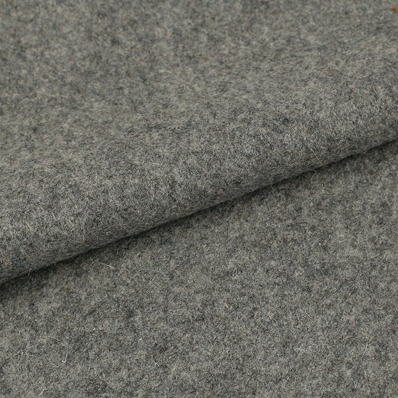 Factory Direct Sales Spot 800g Wool Malton Woolen Fabric Colorfulful Woolen Fashion Coat Wheat Cloth Baseball