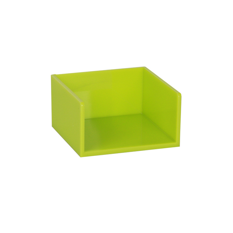 Notes box candy color convenient message paper Pepsi stickers storage box thickened plastic color notification stickers box wholesale