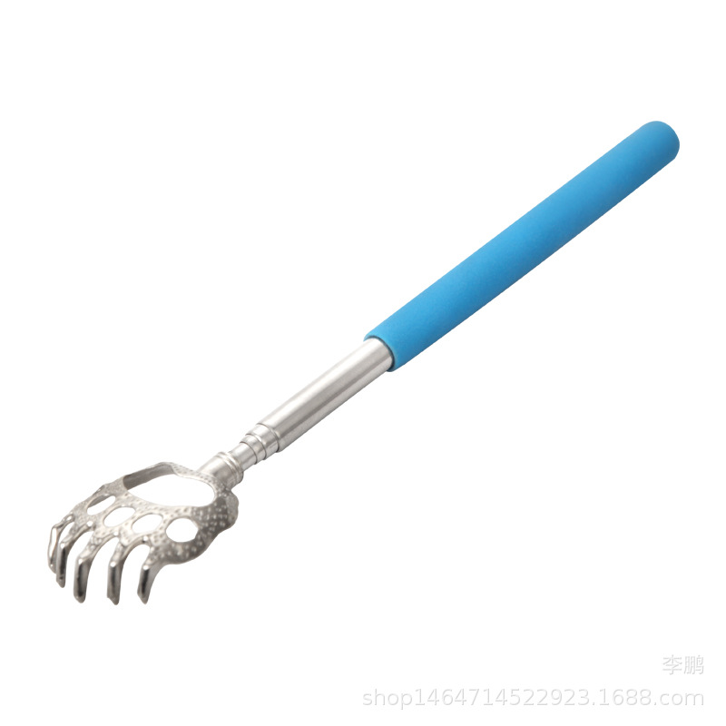Massage scratcher telescopic 4-section stainless steel Tickle Bear Claw ghost claw don't ask for the old man le Linyi xuxuan